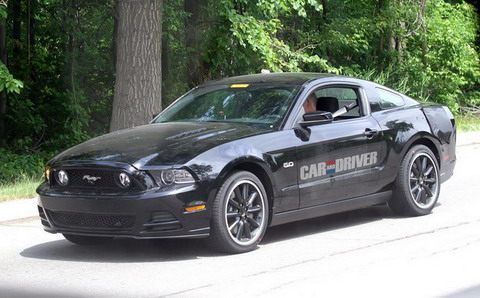 Ford Mustang 2015 проходит испытания подвески