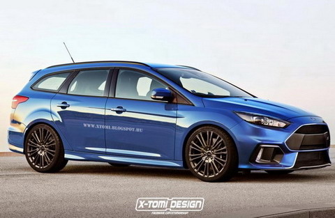 Рендер Ford Focus RS Wagon