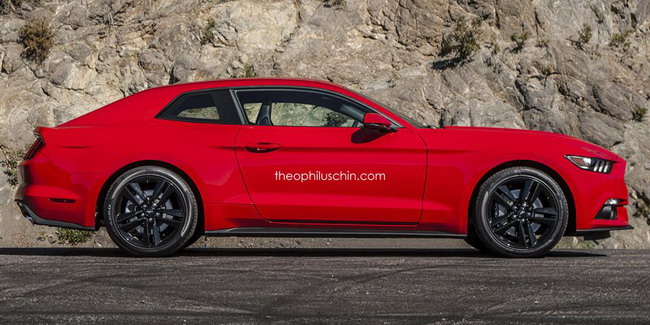 Рендер Ford Mustang GT хэтчбек