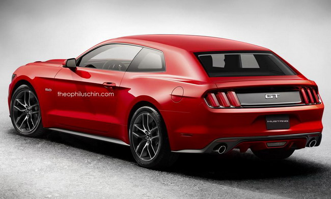 Рендер Ford Mustang GT хэтчбек